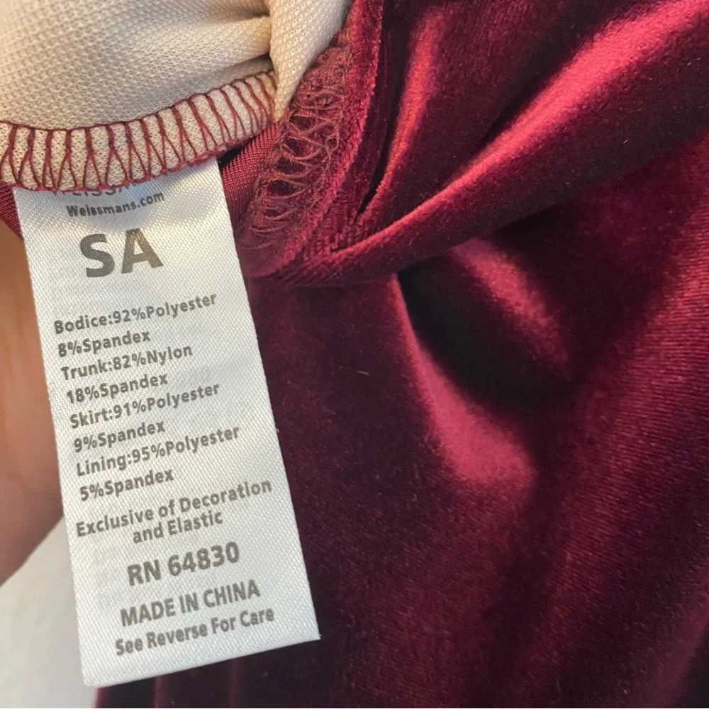 Weissman dance costume velvet